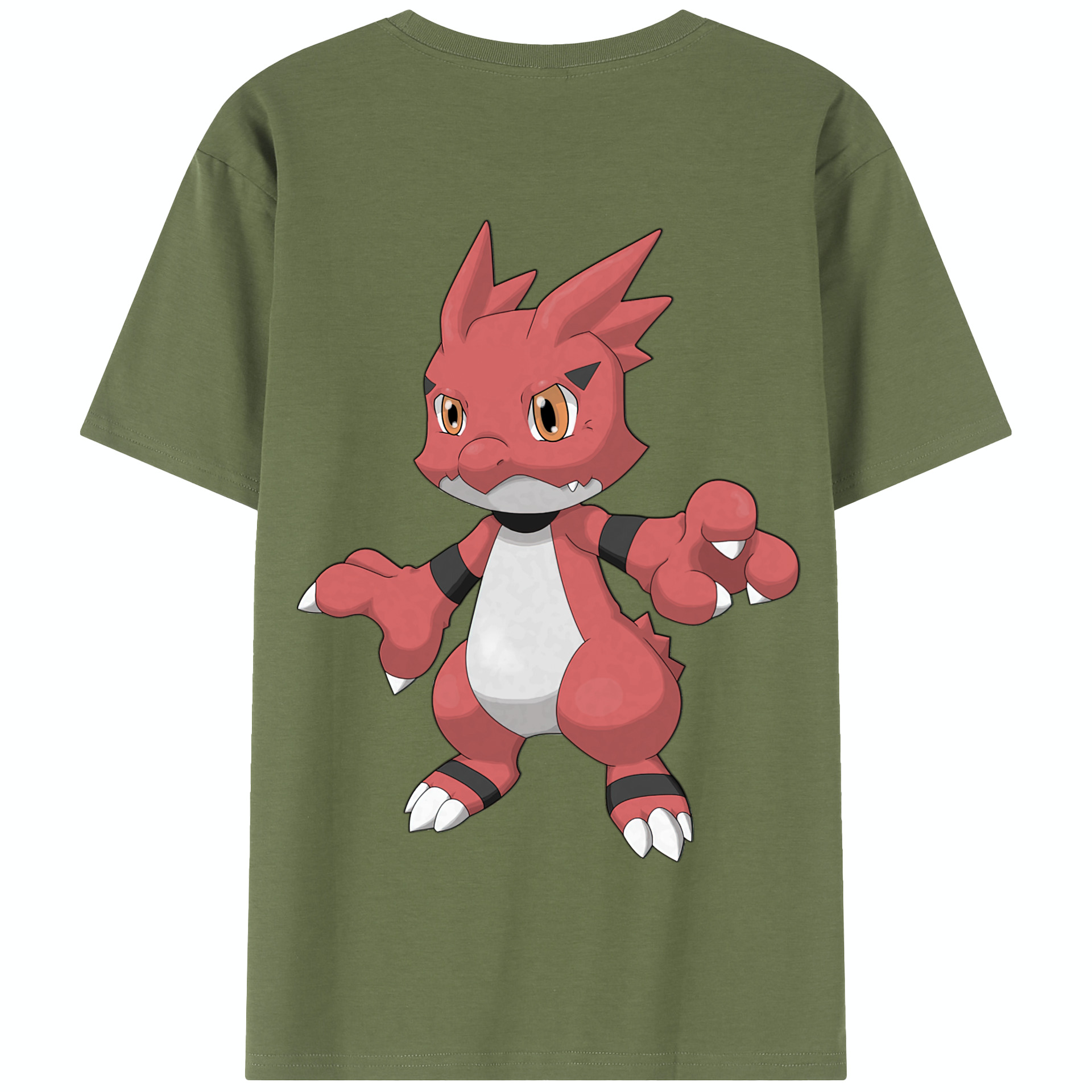 （画像用） Digimon デジタルモンスター/デジモン 綿100％半袖Tシャツ（背面プリント）
